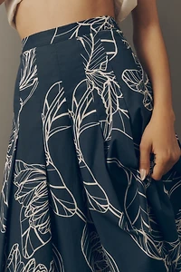 Hutch Emry Poplin Midi Skirt