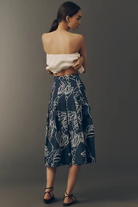 Hutch Emry Poplin Midi Skirt