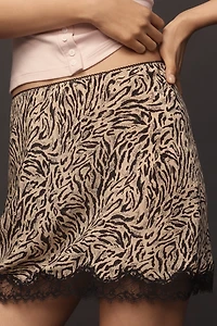 RIXO Kornelia silk Mini Skirt
