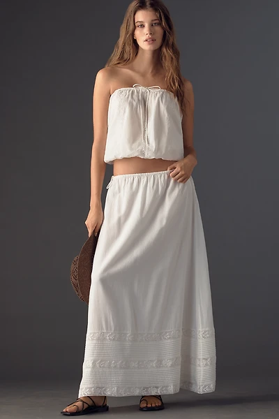 Saylor 100% Cotton Eloise Midi Skirt