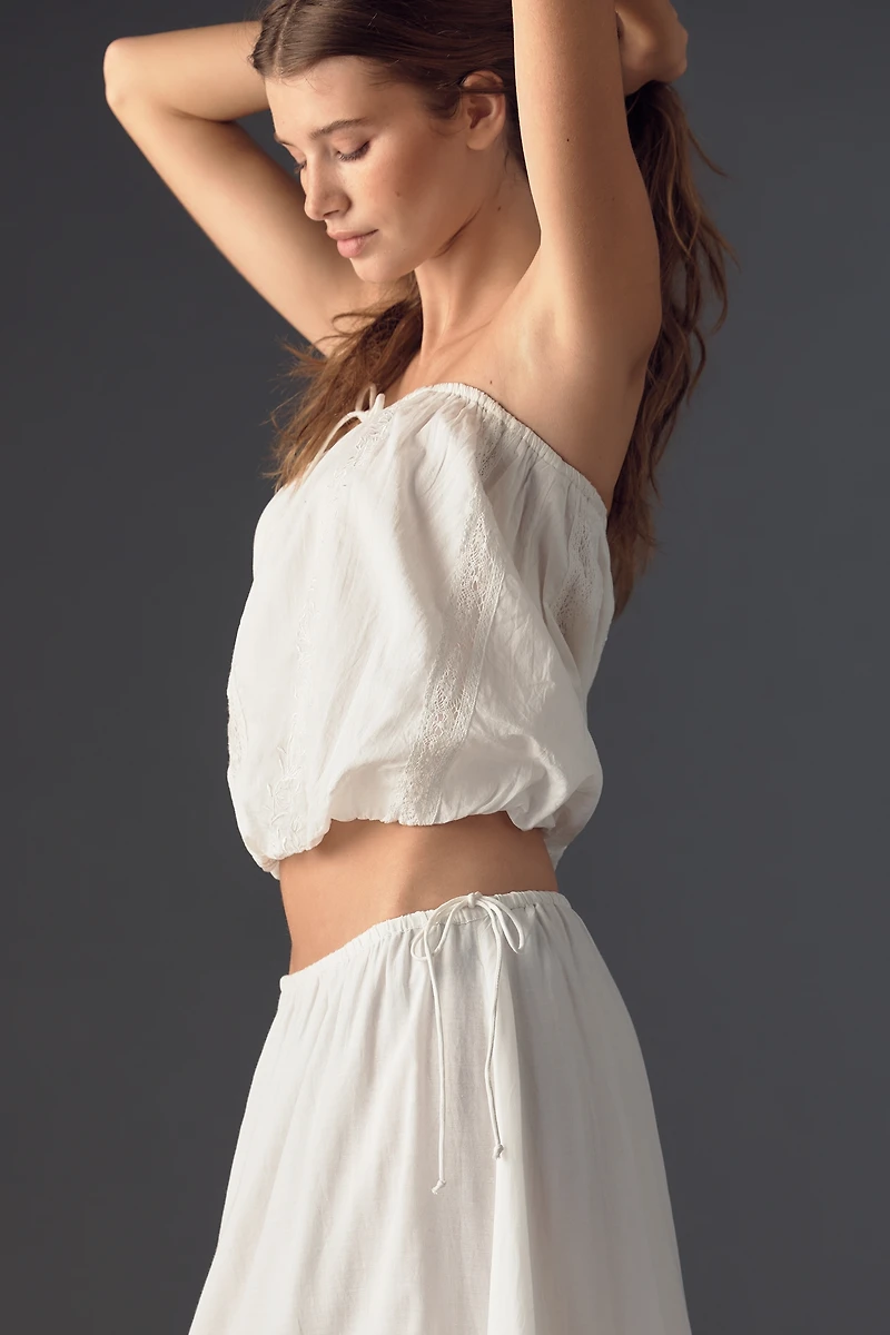 Saylor 100% Cotton Eloise Midi Skirt