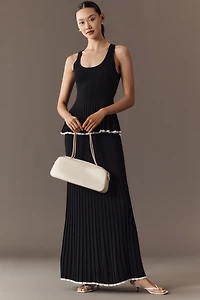 Endless Rose Pleated Knit Maxi Skirt