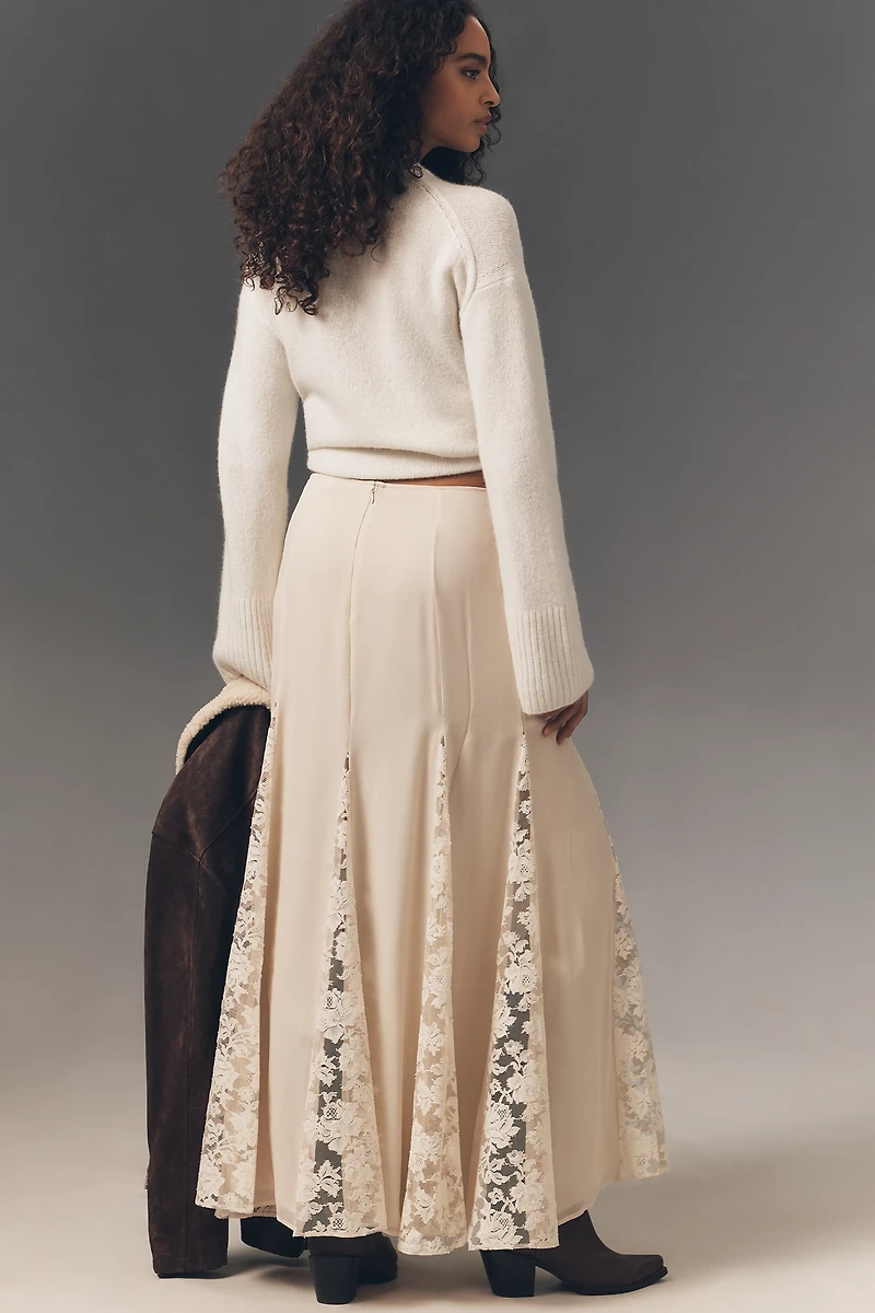 Shona Joy Presley Paneled Maxi Skirt