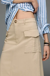 The Colette Cargo A-Line Skirt by Maeve