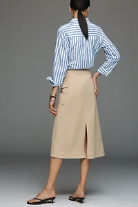 The Colette Cargo A-Line Skirt by Maeve