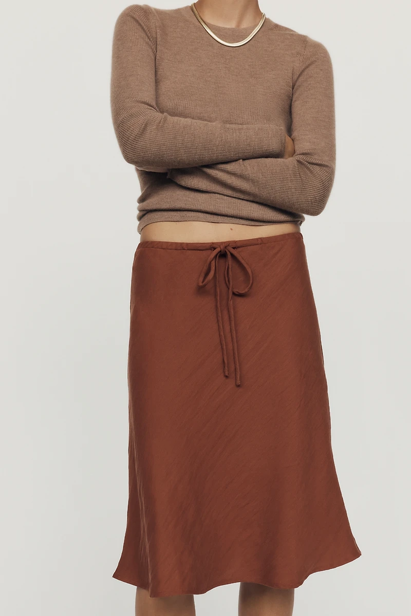 Maeve Classic Midi Skirt