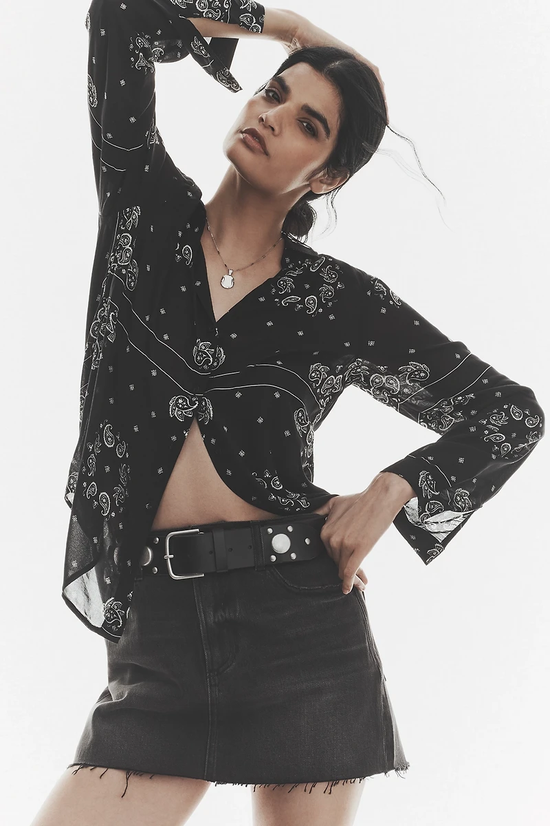 Pistola Daisy Denim Mini Skirt