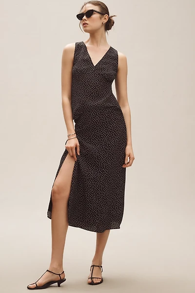 The Lille Side-Slit Midi Skirt by Maeve