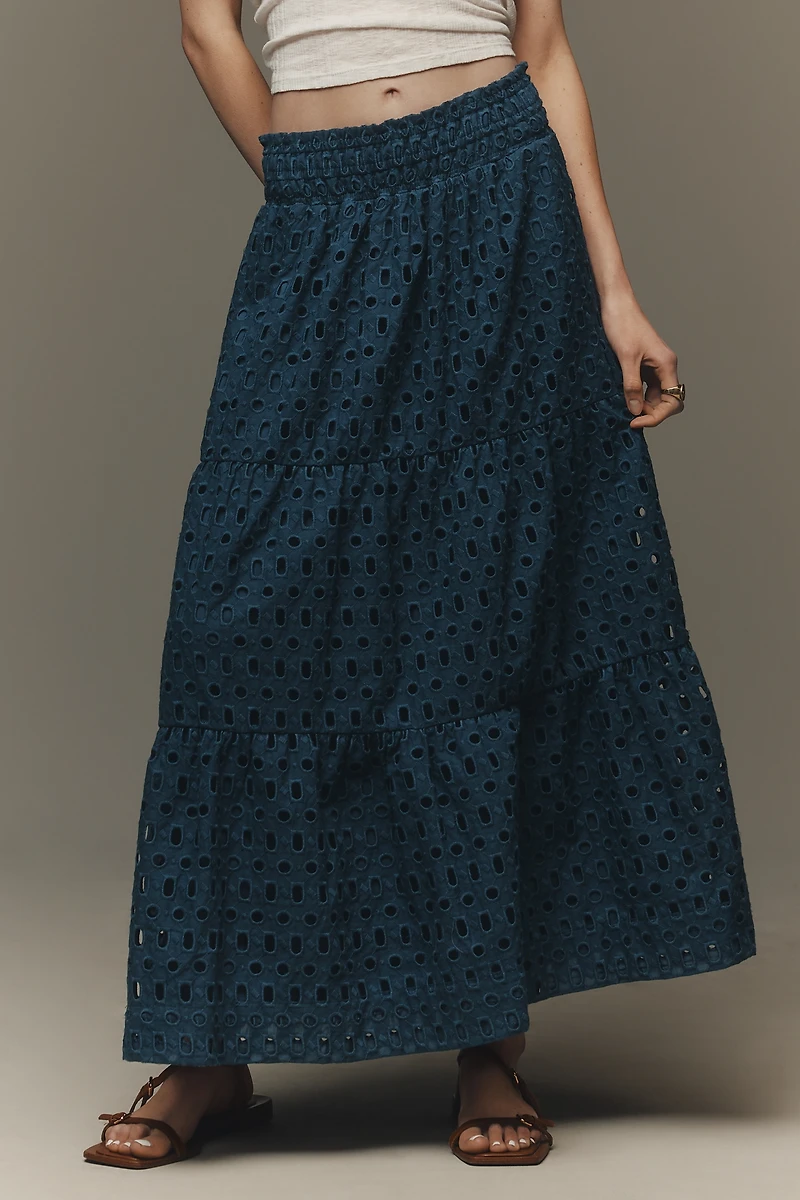 Somerset Eyelet Maxi Skirt