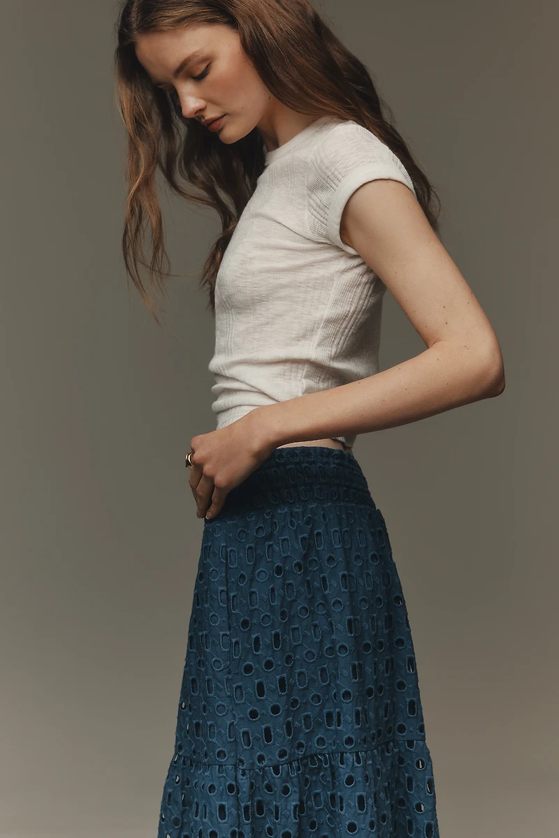 Somerset Eyelet Maxi Skirt