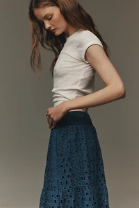 Somerset Eyelet Maxi Skirt