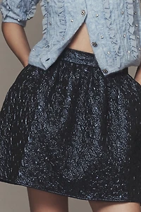 Maeve Brocade Full Mini Skirt