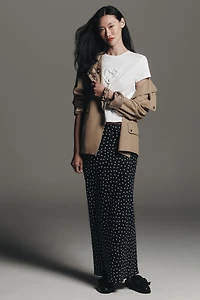 The Tilda Maxi Slip Skirt by Anthropologie