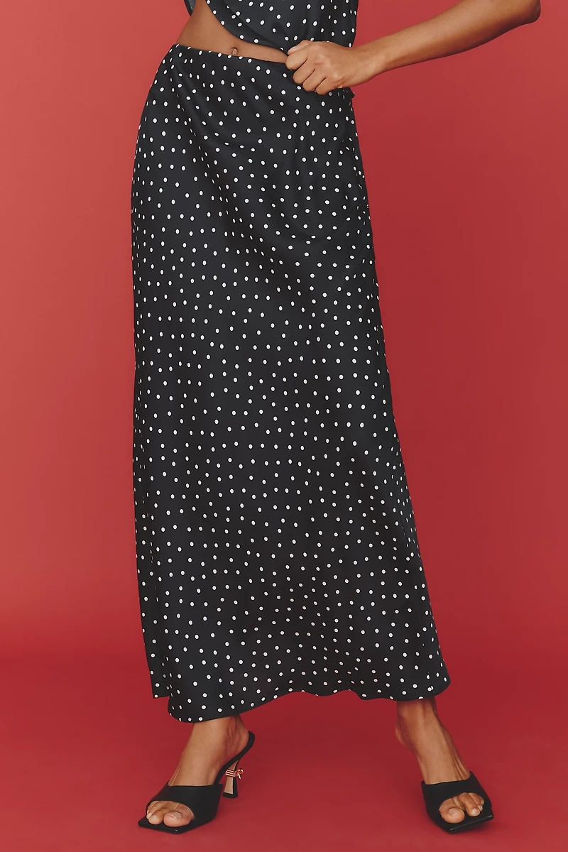 The Tilda Maxi Slip Skirt by Anthropologie