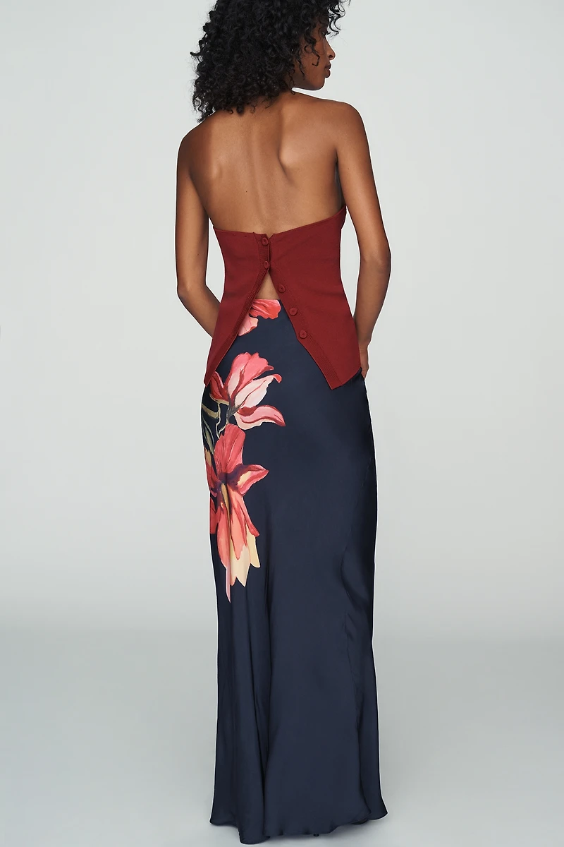 Rococo Sand Floral Maxi skirt