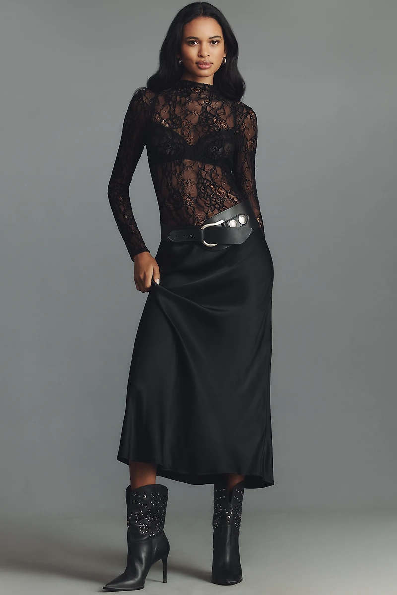 The Tilda Midi Slip Skirt