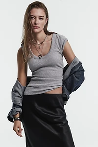 The Tilda Midi Slip Skirt