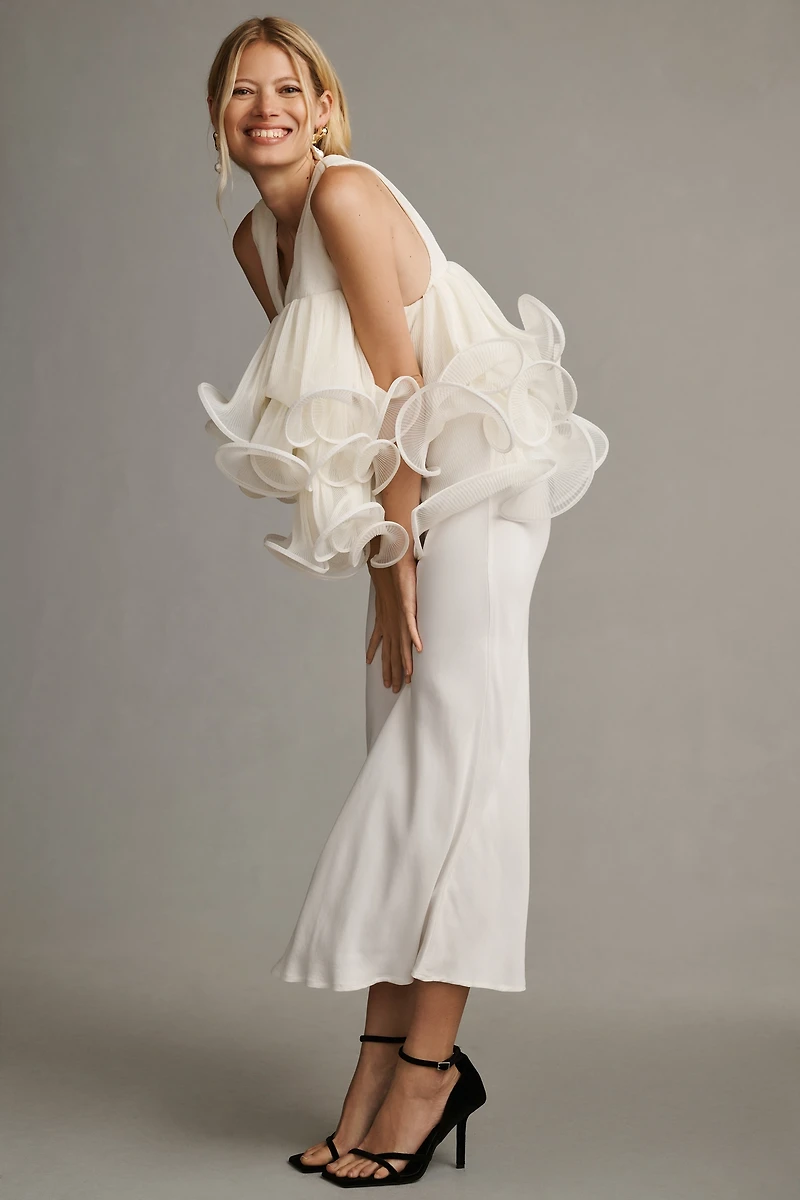 The Tilda Midi Slip Skirt