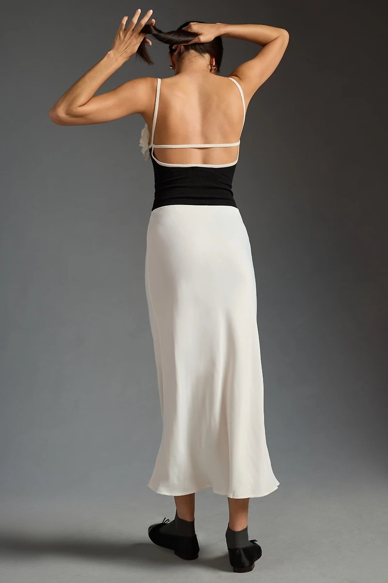 The Tilda Midi Slip Skirt