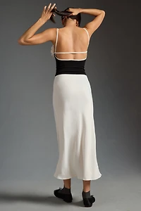 The Tilda Midi Slip Skirt