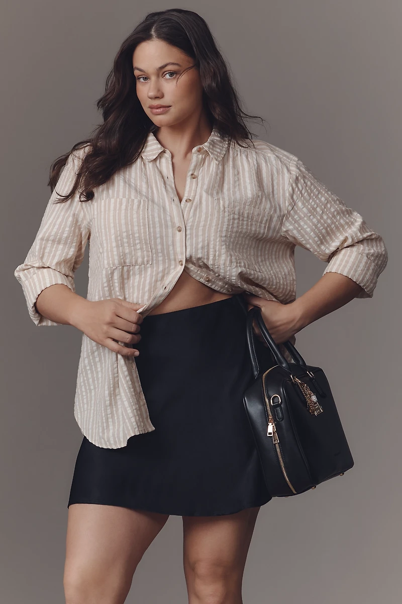 The Tilda Mini Slip Skirt