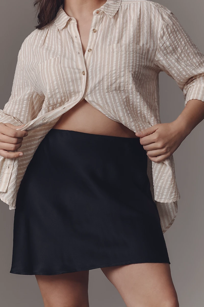 The Tilda Mini Slip Skirt