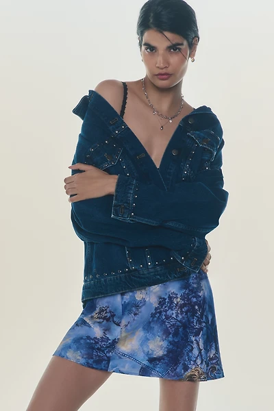 The Tilda Mini Slip Skirt