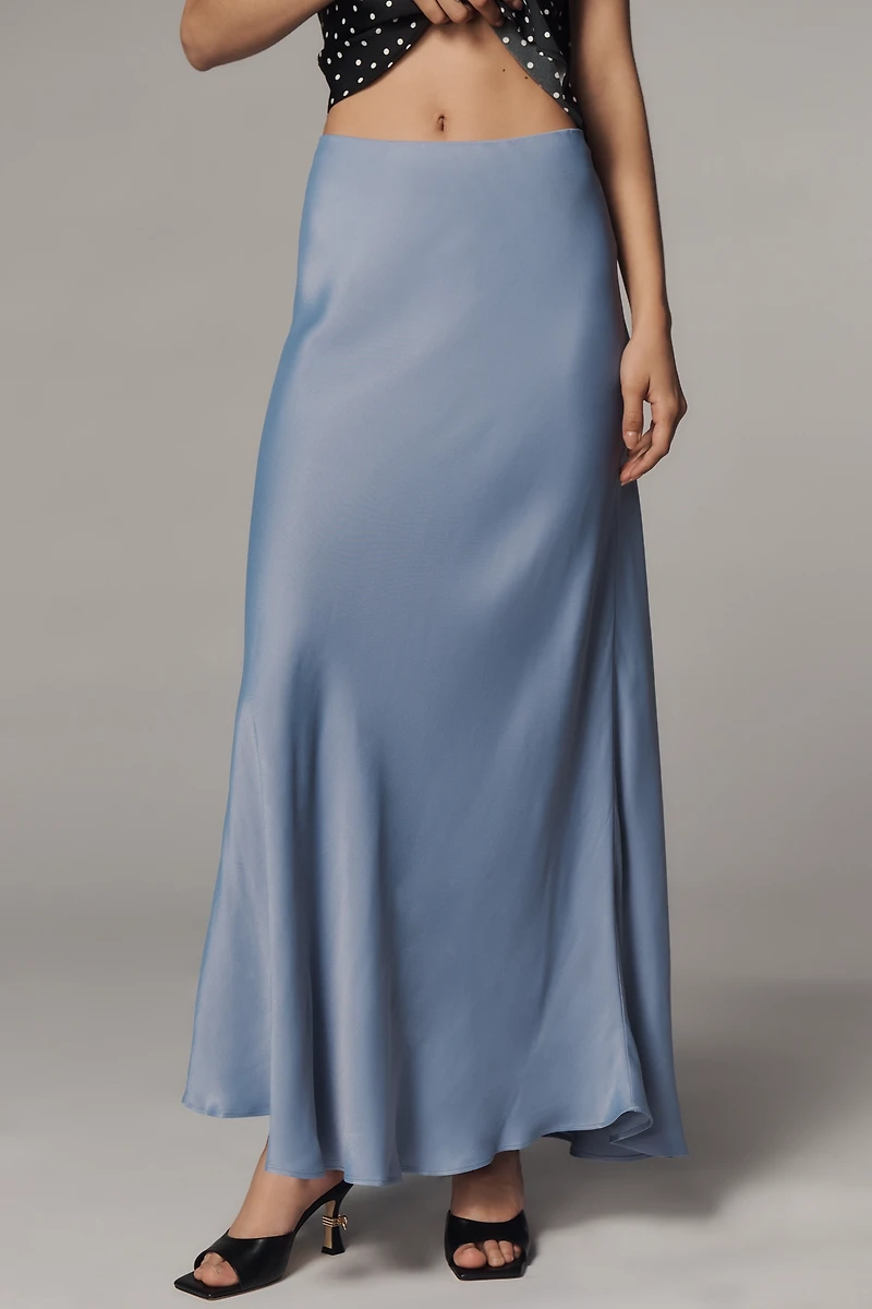 The Tilda A-Line Maxi Slip Skirt