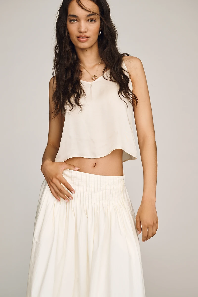 Find Me Now Cotton Full Maxi Skirt
