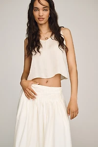 Find Me Now Cotton Full Maxi Skirt