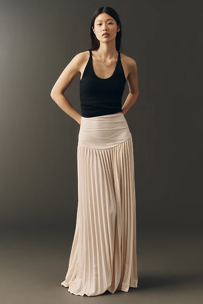 Lioness Field of Dreams Pleated Maxi Skirt