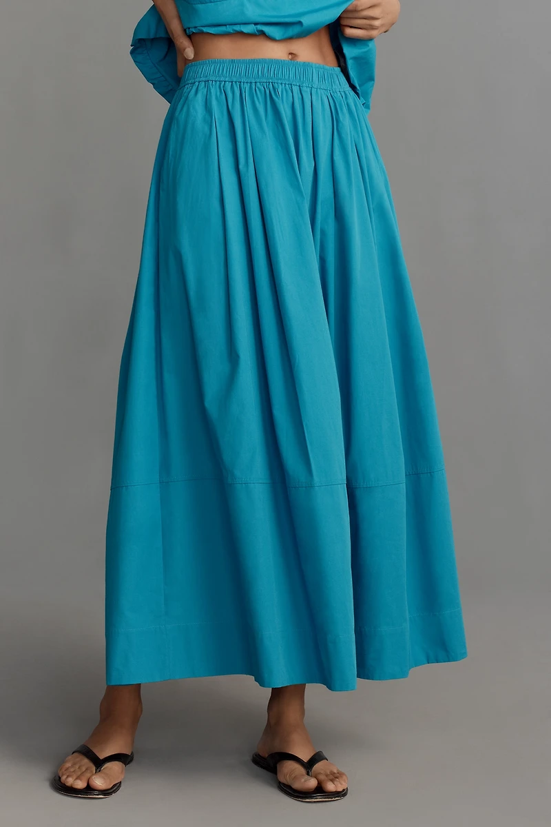 Maeve Poplin Maxi Skirt