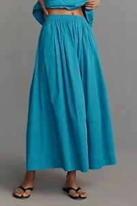 Maeve Poplin Maxi Skirt