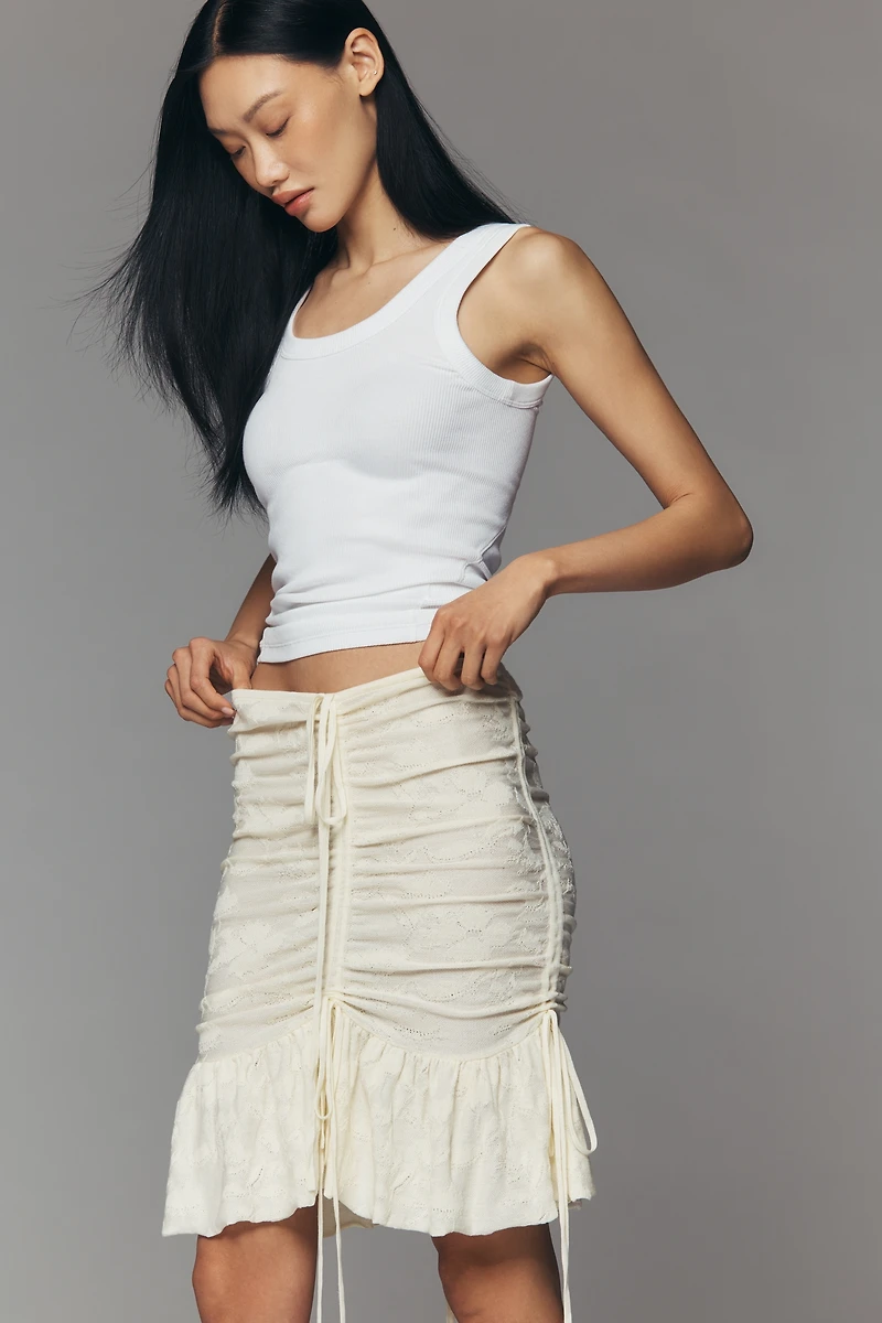 Muse Assembly Violet Mini Skirt