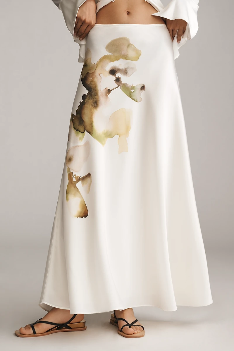 Acler Soroba Maxi Slip Skirt