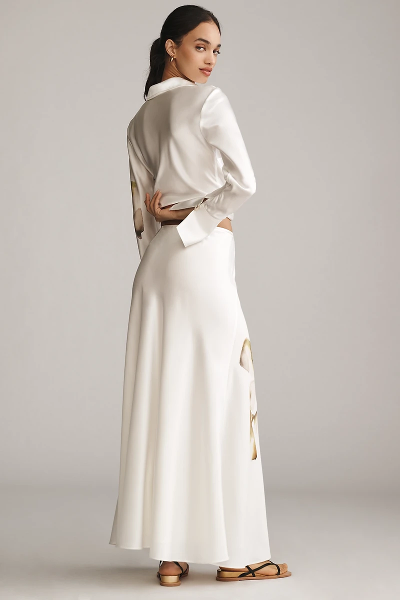 Acler Soroba Maxi Slip Skirt