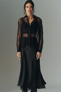 En Saison Darcy Midi Slip Skirt