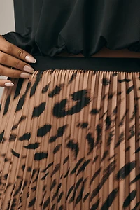 Sanctuary Nostalgia Pleated Midi Skirt