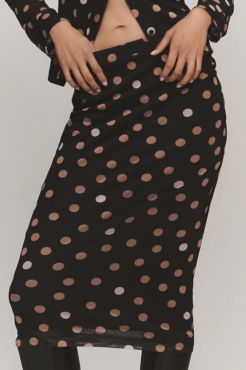 Sanctuary Gathered Slim Skirt