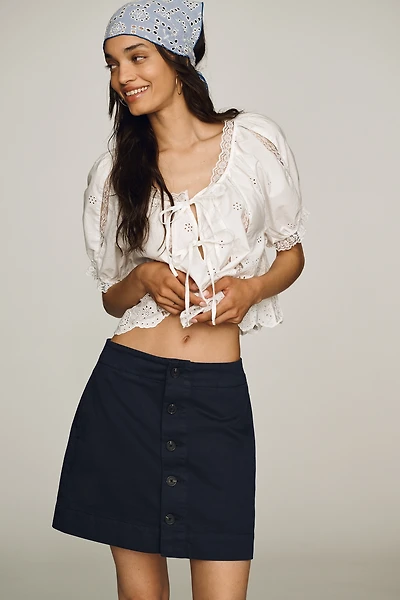 Sanctuary Mila 100% Cotton Mini Skirt