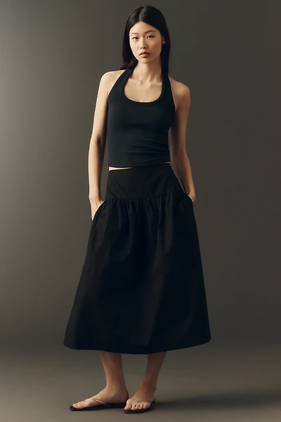 Sanctuary Matter of Time Cotton Midi Skirt