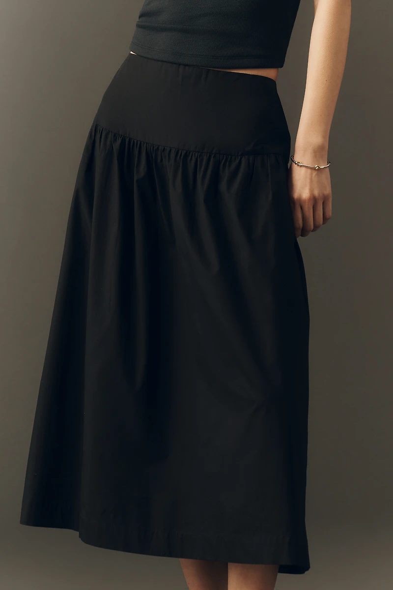 Sanctuary Matter of Time Cotton Midi Skirt