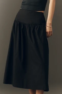 Sanctuary Matter of Time Cotton Midi Skirt