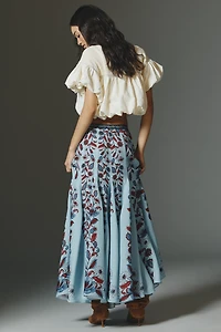 Farm Rio Marcelle Printed Maxi Skirt