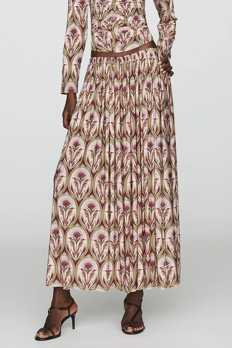 Farm Rio Medal Midi Skirt