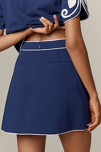 Hunter Bell Dottie Appliqué Mini Skirt