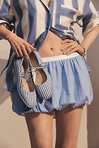 NIA Smith Bubble-Hem Mini Skirt