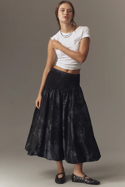 Hope for Flowers by Tracy Reese Smocked Midi Skirt