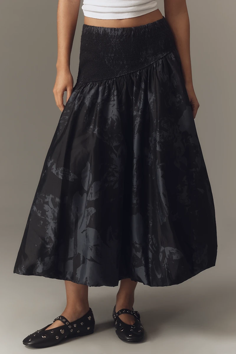 Hope for Flowers by Tracy Reese Smocked Midi Skirt