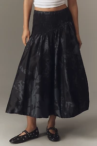 Hope for Flowers by Tracy Reese Smocked Midi Skirt